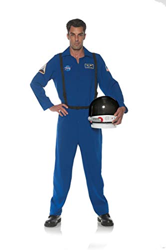Underwraps Men's Astronaut Flight Suit Costume, Blue, Double X-Large