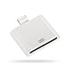 30 8 Adapter Lightning onto 30 pole OKCS without audio / data trasmission universal for Apple iPhone 7, 7 Plus, 5, 5s, 6, 6s, 6 Plus, 6s Plus, iPad, iPod in white