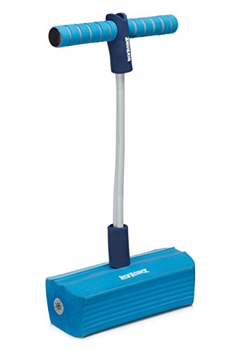 Foam Pogo Stick Jumper for Kids by New Bounce|100% Safe, Bouncy Toy for Toddlers|Fun Foam Hopper for Children|Squeaks with Each Hop|Great Gift for Girls and Boys (Blue)