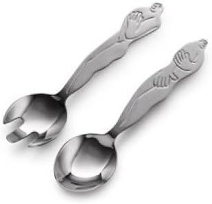 Carrol Boyes Salad Servers Small - Woman/Man
