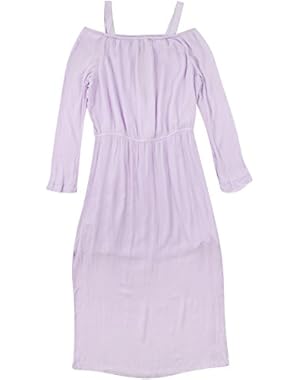 Jeans Womens Off the Shoulder Midi Dress