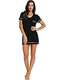 Cherrydew Ladies Short Nightshirts Sleepshirts