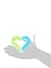 Munchkin 2 Piece Ice Heart Soothing Teether, Blue/Green