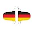 FIFA World cup 2018 Germany car flag cover for wing Mirror (Set of 2 flag). Stretchable material made by Spandex and polyester Fits almost every cars & small SUV .installation in seconds (Germany)