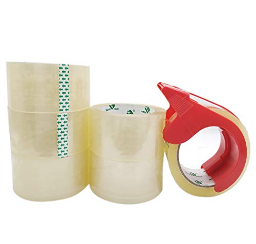 image for No Noise Quiet Clear Packing Tape, Heavy Duty Packaging Tape, Refill R
