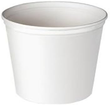 Solo 10T1-N0198 165 oz Marble Unwaxed Double Wrapped Paper Bucket (Case of 10)