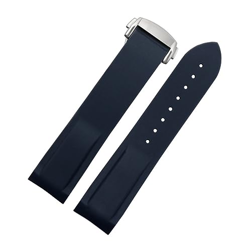 FNDWJ 20mm 22mm Rubber Silicone Watch Bands For Omega Seamaster 300 speedmaster Strap Watchband Men's watch Accessories