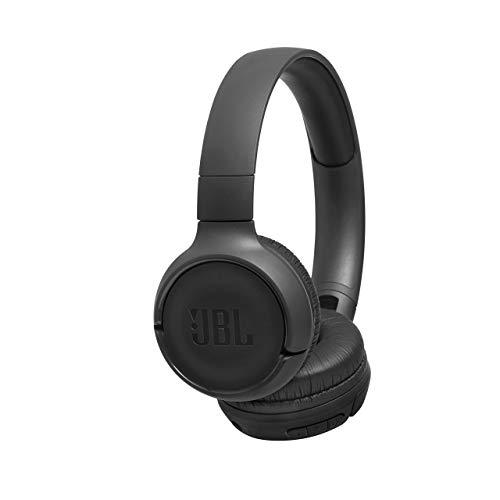 (Renewed) JBL Tune 500BT Powerful Bass Wireless On-Ear Headphones with Mic (Black)