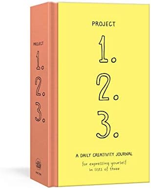 Project 1, 2, 3: A Daily Creativity Journal for Expressing Yourself in Lists of Three Diary – 26 Mar 2019
