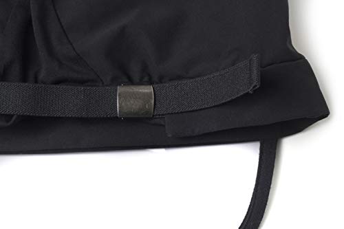 Hairbrella Women's Rain Hat, Waterproof, Sun Protection, Satin-Lined, Packable (Black - Pack of 3)