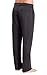 PajamaJeans Men's Dark Gray SLAX Dress Pants, Charcoal, Large