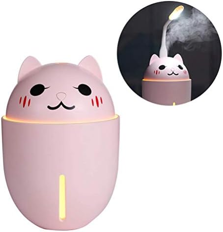 Mini Humidifier,Multi-function Three-in-one Night Light Cute Pet Small Fan Mini Usb Home Office Car Air Purifier