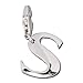 SilberDream Charm 925 Sterling Silver Letter S Lobster Clasp Charm