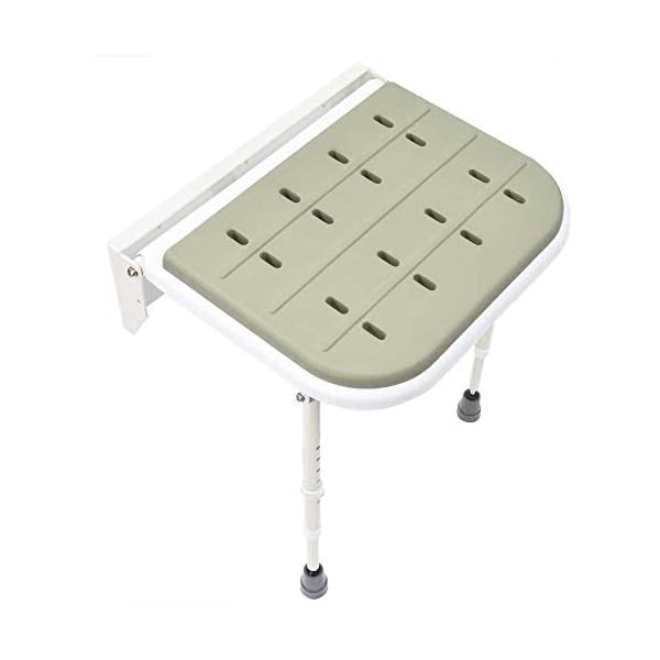 NRS Healthcare Wall Mounted Folding Shower Seat M53552 Padded with