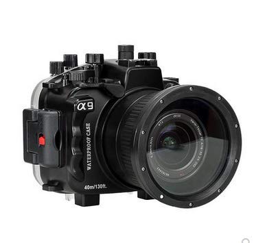 Seafrog Diving 40m/130ft A9 Waterproof Underwater Camera Housing Case Works for Sony A9/A7III Cameras with Lens 28-70mm