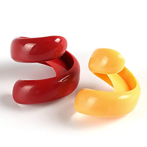 Sausage Cutter Food -Grade Plastic Sausage Cutter Spiral Hot Dogs Slicer - Thumbnail 3