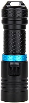 Transcenda Diving LED Flashlight New Model Super Bright Waterproof L2 LED 5000LM XM-L2 Torch Flashlight 100M (Black)