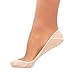 SHEEC - SoleHugger SECRET SHEER No-Show Socks - 1 Pair (Cream/Large)