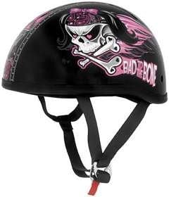 Skid Lid Helmets Sl Orig Bad To The Bone Xs Half Helmets Pn:646944