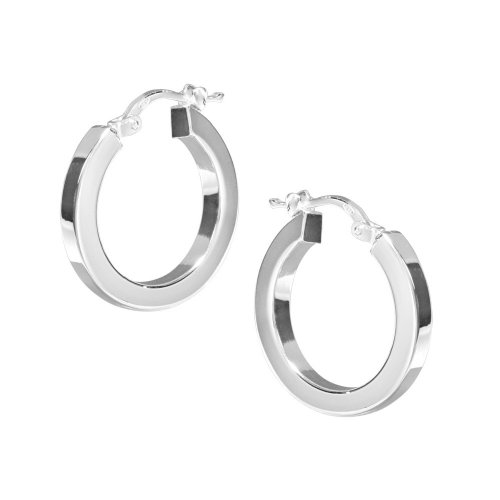 VINANI Creolen Fine Curve Silber 925 Ohrringe CFC