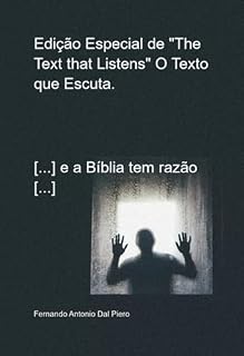 Livro Edição Especial De "the Text That Listens" O Texto Que Escuta.