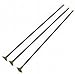 3 Pc Replacement Suction Cup Arrows 22 Inch Long and Quiver for Toy Bow and A...