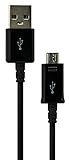 Samsung ECC1DU6BBE/ECB-DU4EBE 5-Feet Micro USB Charging Data Cable - Certified Refurbished Original OEM - Non-Retail Packaging - Black with Black Bastex Stylus Included.