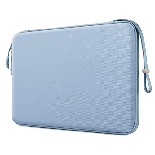FINPAC Hard Laptop Sleeve Case for 13-inch MacBook Air/Pro, 14-inch MacBook Pro, Waterproof Case for Dell, Surface Laptop, HP, Acer, Ice Blue