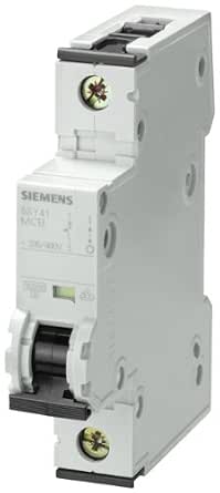 Disjoncteur Siemens 5sl4 - Courbe C, 1 Pôle, 20A, 400V, Protection Court-circuit Et Surcharge