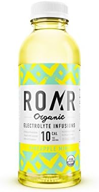 Roar Organic Pineapple Mint, 18 oz (12 pack)