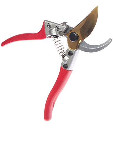 LifeWell Garden Products Heavy Duty Bypass Pruning Shears Spring Sale Ergonomic Garden Pruners with Titanium Coated SK5 Steel Blades