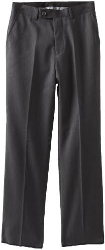 Isaac Michael Big Boys' Wool Dress Pants, Charcoal, 10