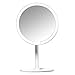 Amiro Lighted Makeup Mirror with Natural Daylight LED Lights, Adjustable Brightness, Rechargeable and Cordless, High Definition Countertop Vanity Mirror (No Magnification)