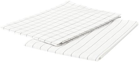 Ikea 365 Torchons En Blanc 100 Coton 50 X 70 Cm Lot De 2 Amazon Fr Cuisine Maison