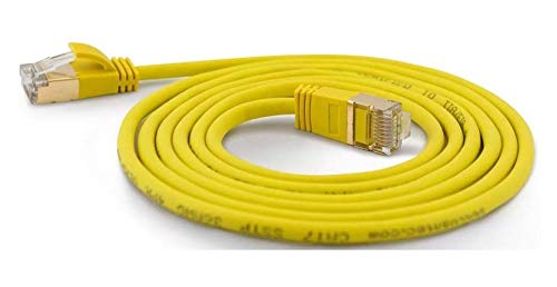 wantecWire 7176 Ultra Slim Patch Cable Yellow