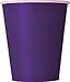 HeroFiber Disposable Paper Dinnerware for 24 - Purple - 2 Size Plates, Cups, Napkins , Cutlery (Spoons, Forks, Knives), and tablecovers - Full Party Supply Pack