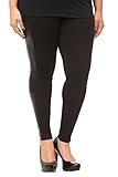 Faux Leather Stripe Leggings