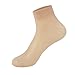 Women Socks,CHARHODEN 12 Pairs Women's Girl's Ankle High Soft Crystal Silky Sheer Socks