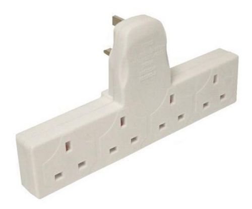 Eurosonic 4 Way Multi-Socket Adaptor