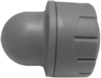 Polyplumb Push Fit Socket Blank End 22mm (Pack of 3) - Grey