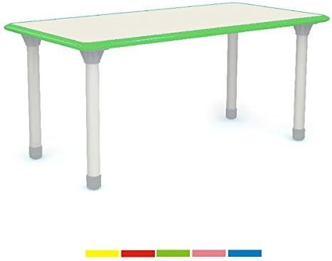 wengshilin Children TABLE 120x60cm Rectangular Shape for Kindergarten School 52cm Heigh GREEN Color