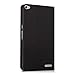 kwmobile Flip Cover Compatible with Huawei MediaPad X2 7.0 - Chic PU Leather Tablet Case with Window - Black