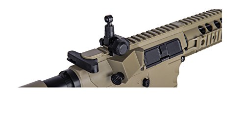 UKARMS Lancer Tactical AEG SR-16 Electric Airsoft Gun w/Battery Charger w/Molded Grip (Tan)