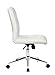 Boss Office Products Mellennial Modern Home Office Chair without Arms in White