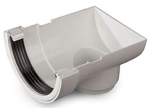 Wavin OSMA Roundline Stopend Outlet 112mm White 0T007w