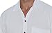 Cotton Natural Islander Button Down Short Sleeve Men's Shirt (White, XX-Large)