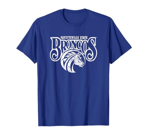 Fayetteville State University Broncos Distressed Primary T-Shirt