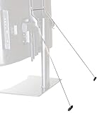 VIVO Anti Tip Cable for up to 65 inch Screens | Heavy Duty Solid Steel Cable, Non Tipping Safety Strap Kit | Mounts to Free-Standing Flat Screen TV (STAND-SK01)