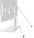 VIVO Anti Tip Cable for up to 65 inch Screens | Heavy Duty Solid Steel Cable, Non Tipping Safety Strap Kit | Mounts to Free-Standing Flat Screen TV (STAND-SK01)