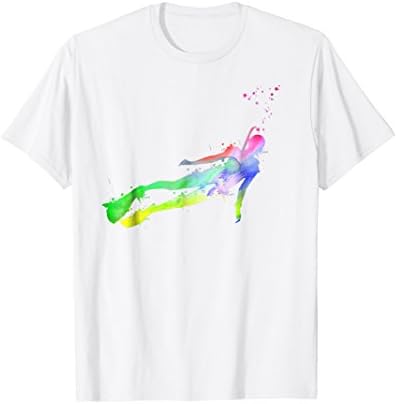 Watercolor Freediving ApparelFreediving T-Shirt Watercolor Paint Splatter Freediver